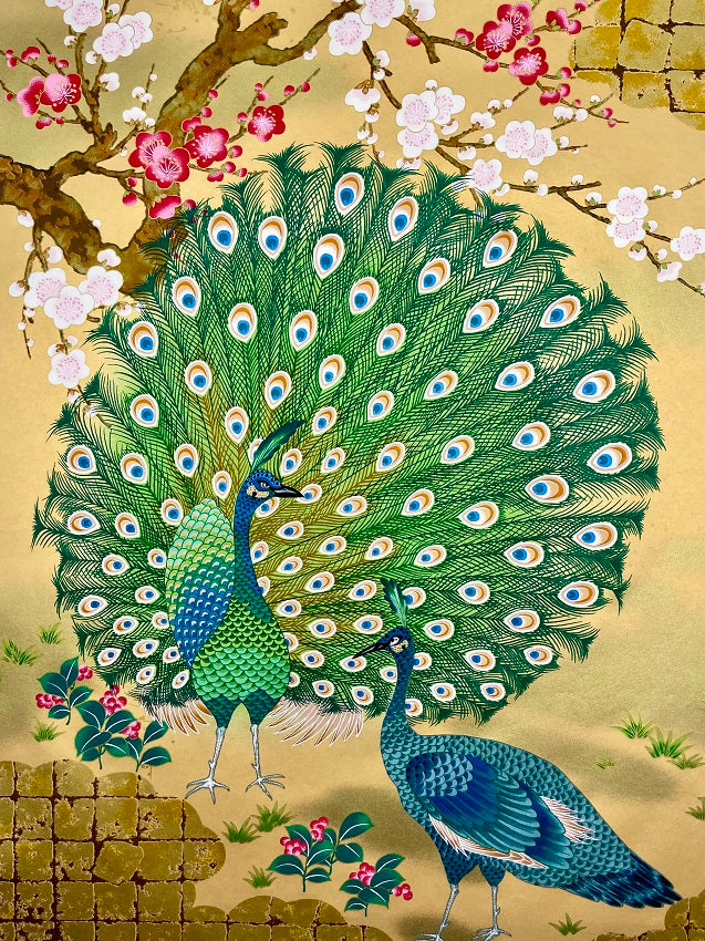 Sogara Yuzen Washi - Peacock - SY028