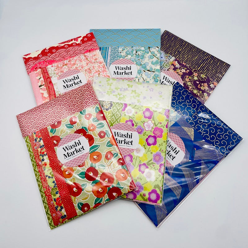 Assorted Yuzen Washi Paper Pack -YP001