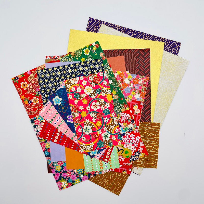 Yuzen Washi Assorted Pack -YP002