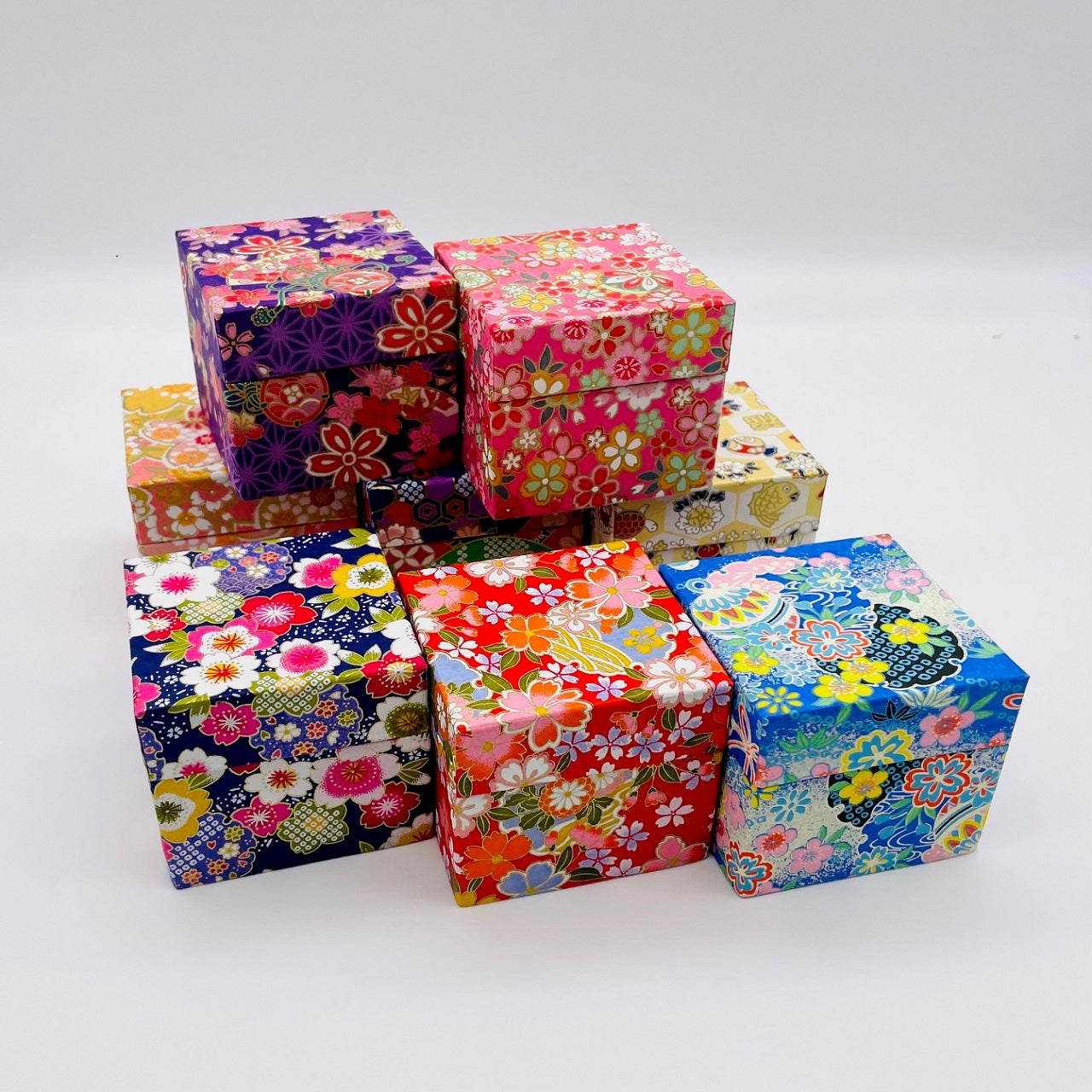 Origami 6x6cm, 200 sheets with box - Yuzen Washi