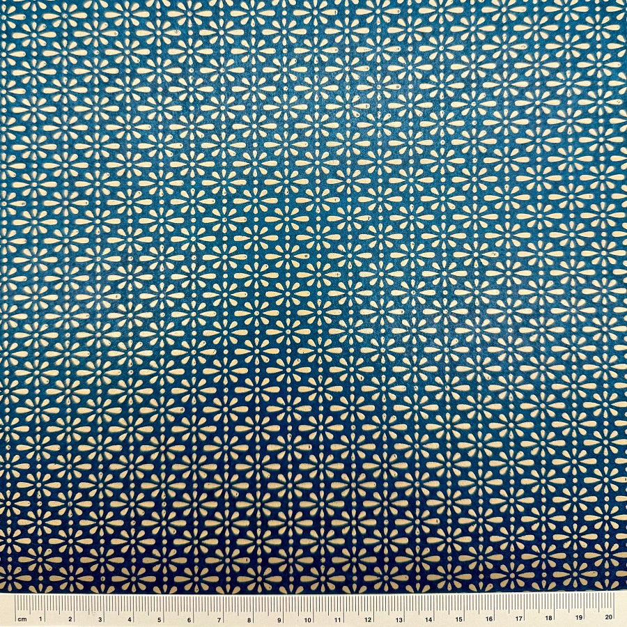 Urushi-Style Washi – Raised Lacquer Japanese Decorative Paper (Hanabishi) U008