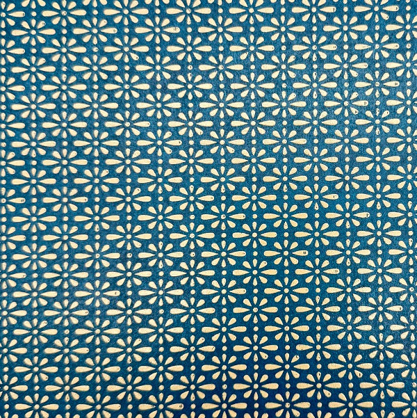 Urushi-Style Washi – Raised Lacquer Japanese Decorative Paper (Hanabishi) U008