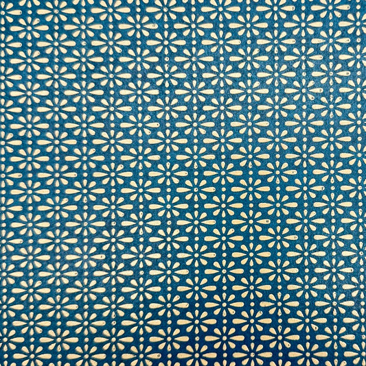 Urushi-Style Washi – Raised Lacquer Japanese Decorative Paper (Hanabishi) U008