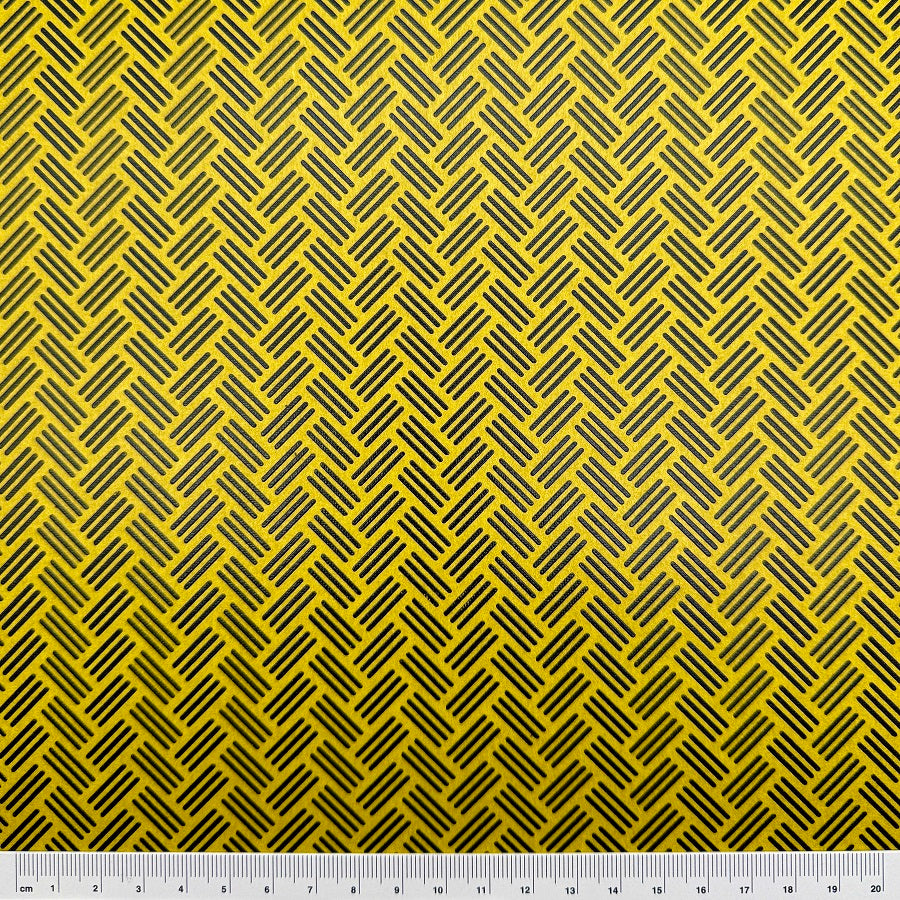 Urushi-Style Washi – Raised Lacquer Japanese Decorative Paper (Sugi aya - Mustad) U015