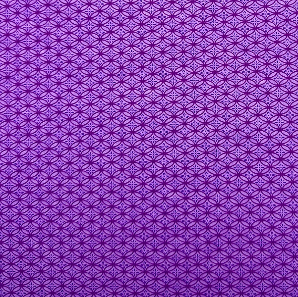 Japanese Yuzen Washi Paper - Shippo - Purple - Y1367