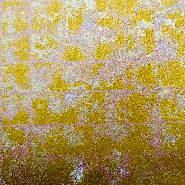Japanese Yuzen Washi Paper - Gold Leaf pattern - Beige, White -  Y1391