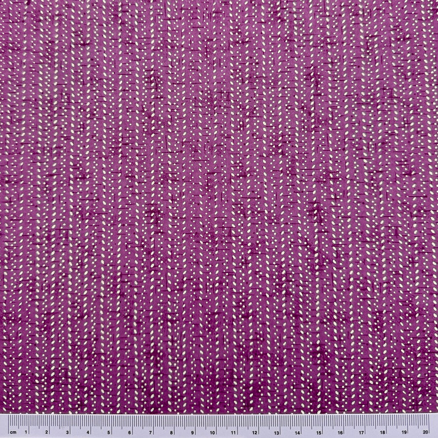 Japanese Yuzen Washi Paper - Dotted Japanese pattern - Purple - Y1416
